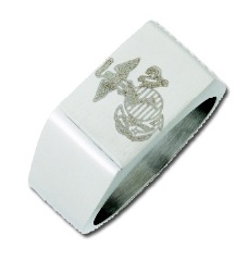 Stainless Steel Military Ring #3