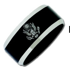 Stainless Steel Military Ring #10