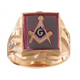 3rd Degree Blue Lodge Masonic Ring 10KT OR 14KT Yellow or White Gold,  Open or Solid Back #512