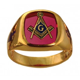 3rd Degree Blue Lodge Masonic Ring 10KT OR 14KT Yellow or White Gold,  Open or Solid Back #504