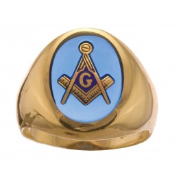3rd Degree Masonic Ring 10KT OR 14KT  Open or Solid Back, White or Yellow Gold, #703