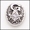 Masonic Blue Lodge Lapel Pin 10KT Gold with .03CT Diamond #25