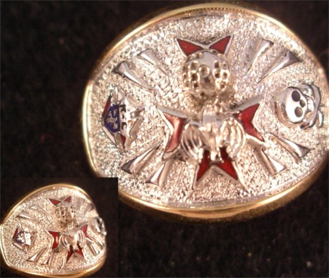 Knights of Columbus Rings,4th Degree,10KT or 14KT  Gold Open or Solid Back #1911