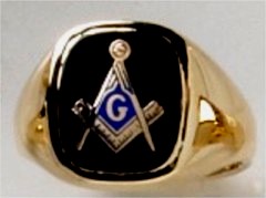 3rd Degree Masonic Ring 10KT OR 14KT  Open or Solid Back, White or Yellow Gold, #704