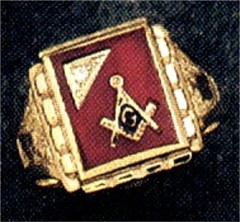 3rd Degree Blue Lodge Masonic Ring 10KT OR 14KT Yellow or White Gold  Open or Solid Back #501
