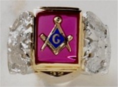 3rd Degree Blue Lodge Masonic Ring 10KT OR 14KT  Open or Solid Back #520