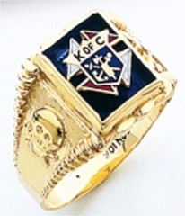 Knights of Columbus Rings,3rd Degree,Harvey & Otis,10KT or 14KT, Gold, Open or Solid Back  #301