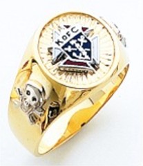 Knights of Columbus Rings,3rd Degree,Harvey & Otis,10KT or 14KT Gold, Solid Back  #303