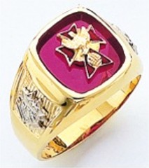 Knights of Columbus Rings,4th Degree,Harvey & Otis,10KT or 14KT Gold, Open or Solid Back  #308