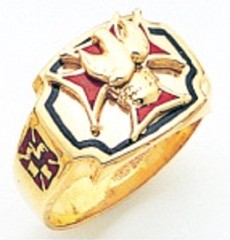 Knights of Columbus Rings,3rd Degree,10KT or 14KT Gold, Open Back  #321