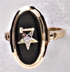Eastern Star Past Matron 10KT or 14KT Yellow or White Gold #70