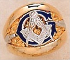 3rd Degree Blue Lodge Masonic Ring 10KT OR 14KT, Solid Back  #4
