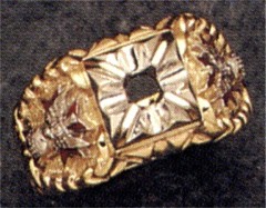 Knights of Columbus Ring 10KT or 14KT Gold Open or Closed  Back #47